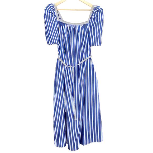 Baum und Pferdgarten Aiko Mixed Stripe Organic Cotton Midi Dress, 8 - Picture 8 of 13